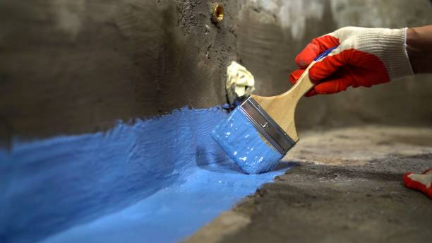 Commercial Wet Basement Repair project at a Nickerson, KS business property by SJ Waterproofing Pros